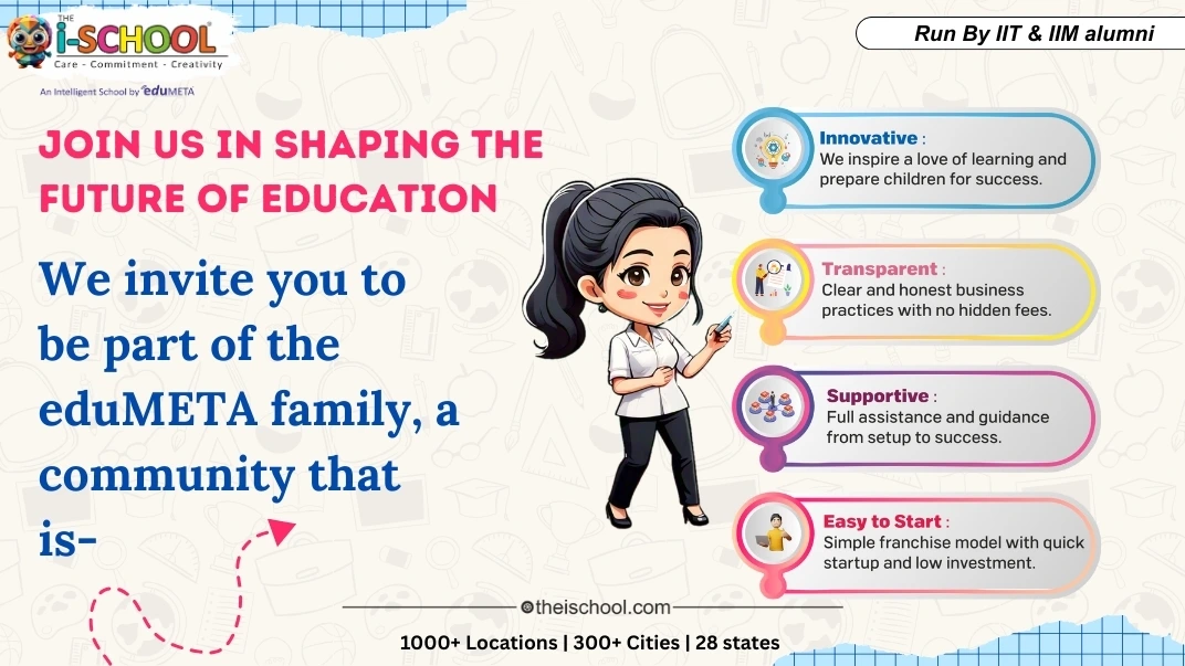 Open a franchise with EduMeta The iSchool and inspire young learners.